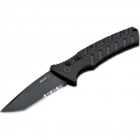 Автоматический складной нож Boker Strike Tanto All Black, сталь AUS-8, рукоять алюминий купить в Орле