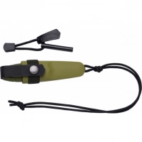 Нож Morakniv Eldris + огниво , цвет зеленый купить в Орле