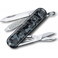 Нож перочинный Victorinox  Classic, сталь X55CrMo14, рукоять Cellidor®, синий камуфляж купить в Орле