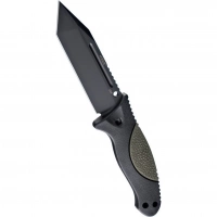 Нож с фиксированным клинком EX-F02 Black Tanto Blade, OD Green Handle 11.4 см. купить в Орле