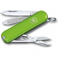 Нож Victorinox Classic SD Colors, Smashed Avocado (0.6223.43G) светло-зелёный, 7 функций 58мм купить в Орле