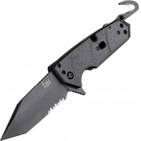 Складной нож Hogue Elishewitz Karma Tanto, клинок черный, сталь 154CM, рукоять черный G10 купить в Орле