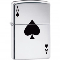 Зажигалка ZIPPO Armor™  Туз с покрытием High Polish Chrome купить в Орле